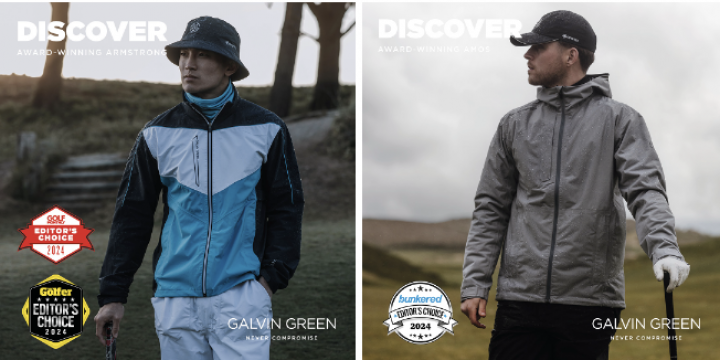 Hãng thời trang golf Galvin Green nhận 3 giải thưởng Editor's Choice cho mẫu áo khoác chống nước