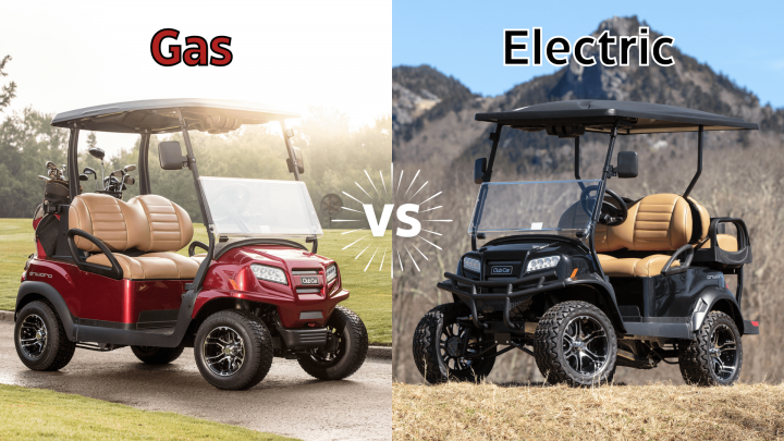 So sánh tác động môi trường giữa golf cart chạy xăng và điện