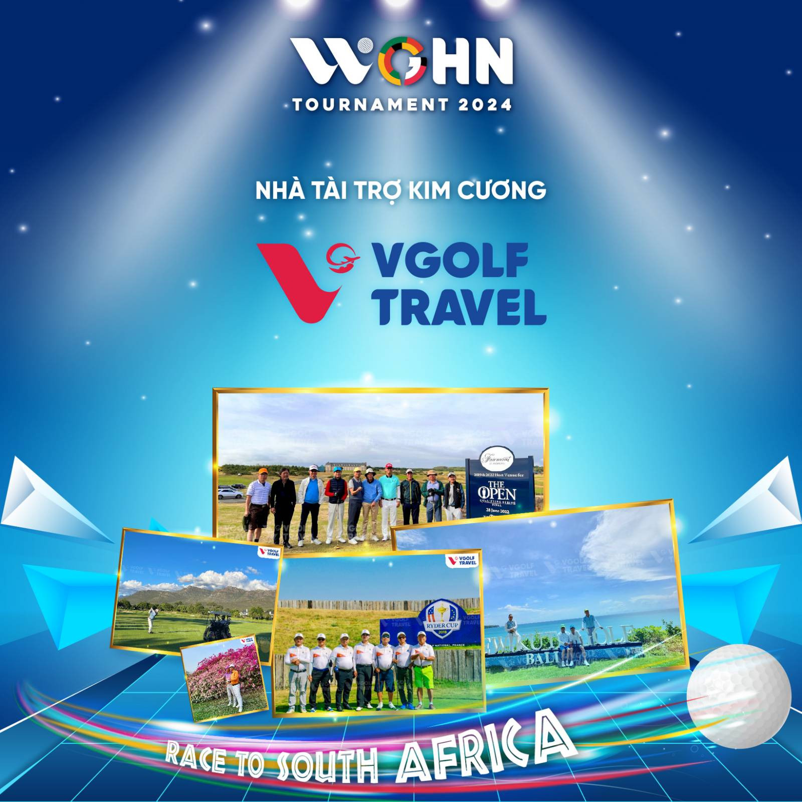  VGolf Travel tự hào là nhà tài trợ Kim cương của WGHN Tournament 2024